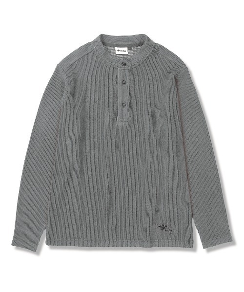 Foxfire(フォックスファイヤー)の「コーデュロイヘンリーネック(Tシャツ/カットソー・メンズ・ブラウン/ブラック/オリーブ/ダークグレー・M/L/XL/S)」の3枚目の写真