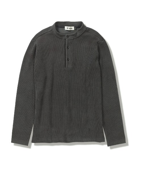 Foxfire(フォックスファイヤー)の「コーデュロイヘンリーネック(Tシャツ/カットソー・メンズ・ブラウン/ブラック/オリーブ/ダークグレー・M/L/XL/S)」の6枚目の写真