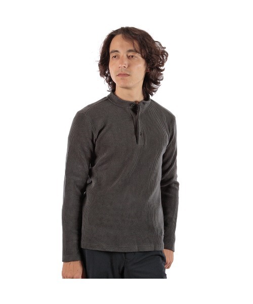 Foxfire(フォックスファイヤー)の「コーデュロイヘンリーネック(Tシャツ/カットソー・メンズ・ブラウン/ブラック/オリーブ/ダークグレー・M/L/XL/S)」の7枚目の写真