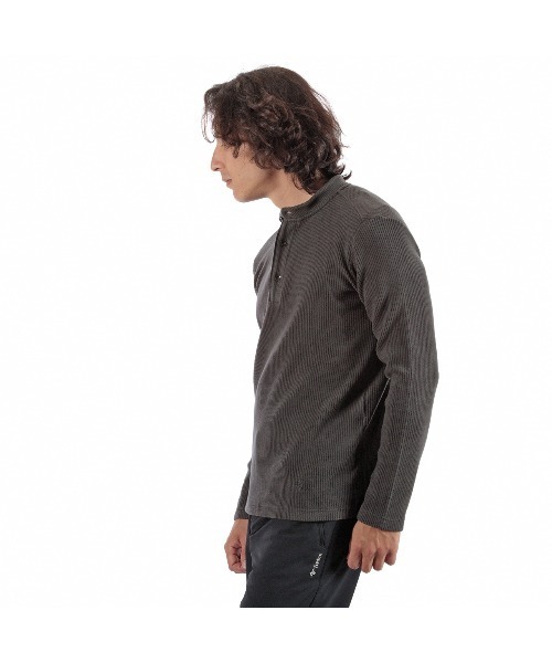 Foxfire(フォックスファイヤー)の「コーデュロイヘンリーネック(Tシャツ/カットソー・メンズ・ブラウン/ブラック/オリーブ/ダークグレー・M/L/XL/S)」の12枚目の写真