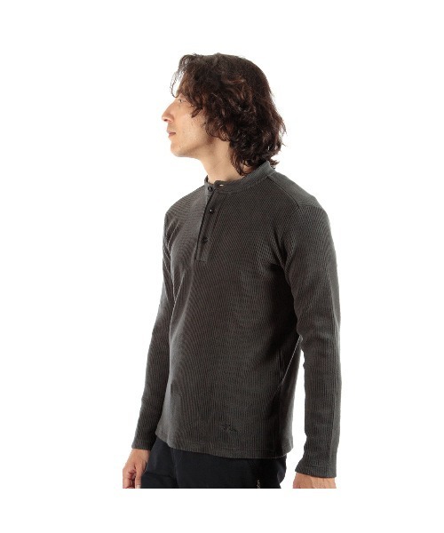 Foxfire(フォックスファイヤー)の「コーデュロイヘンリーネック(Tシャツ/カットソー・メンズ・ブラウン/ブラック/オリーブ/ダークグレー・M/L/XL/S)」の13枚目の写真