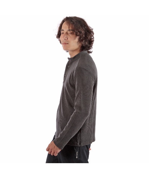 Foxfire(フォックスファイヤー)の「コーデュロイヘンリーネック(Tシャツ/カットソー・メンズ・ブラウン/ブラック/オリーブ/ダークグレー・M/L/XL/S)」の14枚目の写真