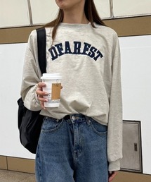 カレッジロゴ スウェットトレーナー