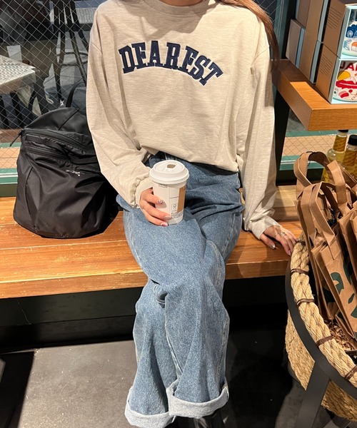 Sorriso（ソリッソ）の「カレッジロゴ スウェットトレーナー（スウェット・レディース・ライトグレー・M）」の10枚目の写真