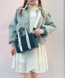 ロゴテープコーデュロイトート(小)