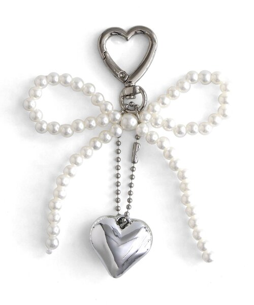 algy（アルジー）の「パールリボンチャーム（チャーム・キッズ・シルバー・FREE）」の3枚目の写真