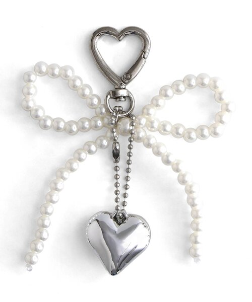 algy（アルジー）の「パールリボンチャーム（チャーム・キッズ・シルバー・FREE）」の4枚目の写真