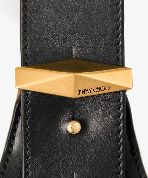 JIMMY CHOO(ジミーチュウ)の「DIAMOND HOBO/M(ショルダーバッグ・レディース・ブラック・ONE SIZE)」の4枚目の写真