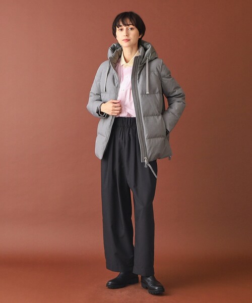 DUNO（デュノ）の「◆DUNO(デュノ）LOTTIE　ショートジャケット（ダウンジャケット/コート・レディース・グレー・01/02）」の6枚目の写真