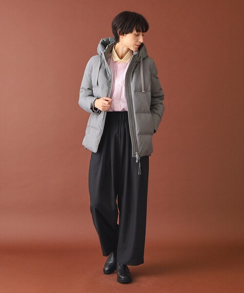 DUNO（デュノ）の「◆DUNO(デュノ）LOTTIE　ショートジャケット（ダウンジャケット/コート・レディース・グレー・01/02）」の7枚目の写真