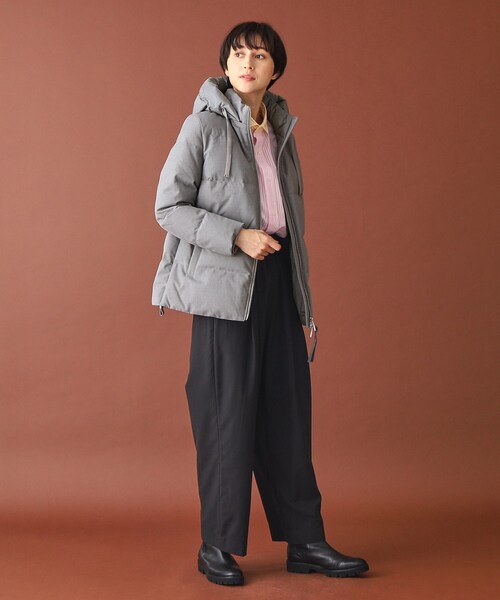 DUNO（デュノ）の「◆DUNO(デュノ）LOTTIE　ショートジャケット（ダウンジャケット/コート・レディース・グレー・01/02）」の8枚目の写真