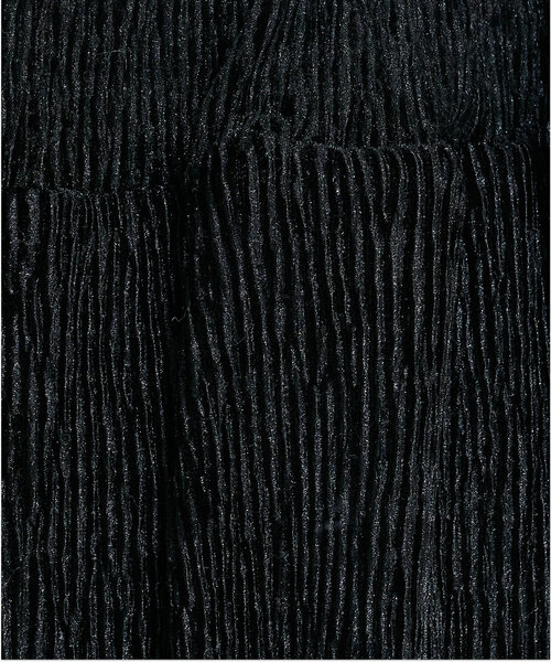 CIAOPANIC TYPY（チャオパニックティピー）の「ベロアプリーツ微フレアイージーパンツ（その他パンツ・レディース・キャメル/ブラック/アイボリー・MEDIUM/SMALL）」の4枚目の写真