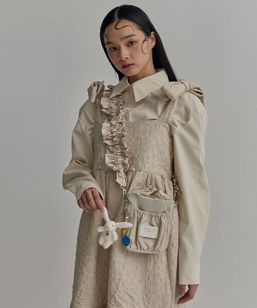 Foundry Mews(ファウンドリーミューズ)の「【Foundry Mews/ファウンドリーミューズ】Petite Mews One of a Kind Bag Charm/バッグチャーム/キーホルダー(その他小物・レディース・グレー/ホワイト/ピンク・FREE)」の5枚目の写真