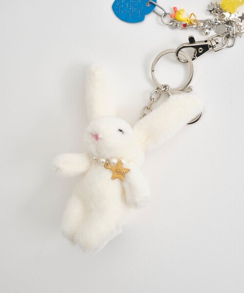 Foundry Mews(ファウンドリーミューズ)の「【Foundry Mews/ファウンドリーミューズ】Petite Mews One of a Kind Bag Charm/バッグチャーム/キーホルダー(その他小物・レディース・グレー/ホワイト/ピンク・FREE)」の10枚目の写真