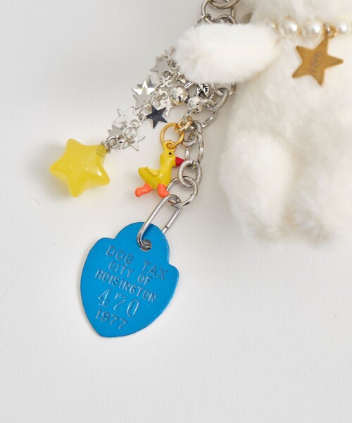 Foundry Mews(ファウンドリーミューズ)の「【Foundry Mews/ファウンドリーミューズ】Petite Mews One of a Kind Bag Charm/バッグチャーム/キーホルダー(その他小物・レディース・グレー/ホワイト/ピンク・FREE)」の11枚目の写真