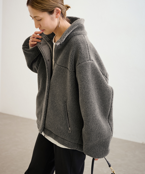 フレームワーク ウールボアスタンドブルゾン ≪追加≫ウールボアスタンドブルゾン2（ブルゾン）｜FRAMeWORK