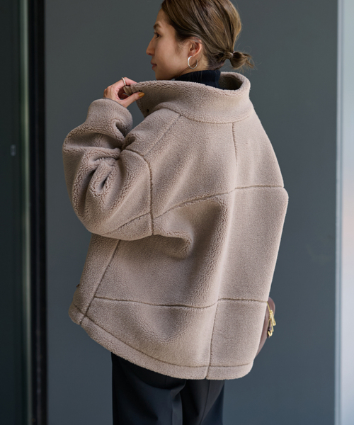 ≪追加≫ウールボアスタンドブルゾン2（ブルゾン）｜FRAMeWORK