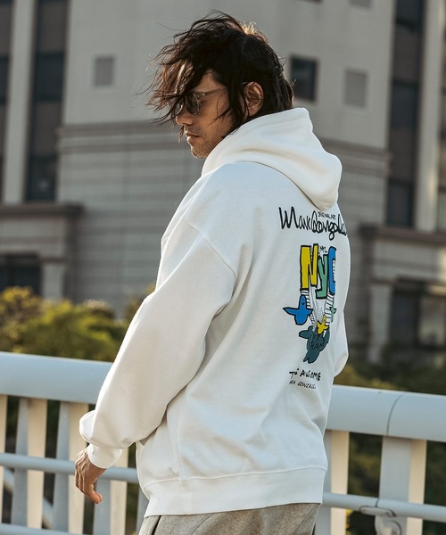 Mark Gonzales(マーク・ゴンザレス)の「【WEB・直営店限定】MARK GONZALES ARTWORK COLLECTION(マーク ゴンザレス)プリントプルオーバーパーカー/4type/3colors(パーカー・メンズ・ホワイト系4/ブラック系1/ブラック系3/グレー系1/ホワイト系3/ブラック系2/ブラック系4/ホワイト系1/ホワイト系2/グレー系2/グレー系3/グレー系4・M/L/XL)」の15枚目の写真