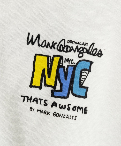 Mark Gonzales(マーク・ゴンザレス)の「【WEB・直営店限定】MARK GONZALES ARTWORK COLLECTION(マーク ゴンザレス)プリントプルオーバーパーカー/4type/3colors(パーカー・メンズ・ホワイト系4/ブラック系1/ブラック系3/グレー系1/ホワイト系3/ブラック系2/ブラック系4/ホワイト系1/ホワイト系2/グレー系2/グレー系3/グレー系4・M/L/XL)」の22枚目の写真