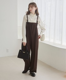 【セットアップ対応】ベアオールインワン / オフィスカジュアル / 通勤 / 春服 / 夏服