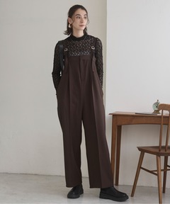 ZOZOTOWN限定》【Louren/ローレン】trench collar jumpsuit/トレンチ