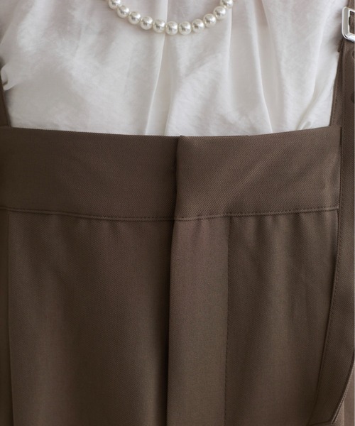 ANGIE(アンジー)の「【セットアップ対応】ベアオールインワン / オフィスカジュアル / 通勤 / 春服 / 夏服(つなぎ/オールインワン・レディース・ブラック/グレー/ナチュラル/モカ/ブラウン/ダークグレー・FREE)」の16枚目の写真
