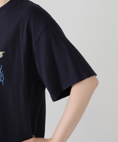 BRAIN DEAD(ブレインデット)の「【BRAIN DEAD/ブレインデッド】 PETRIFIED MIND T000040 85D424(Tシャツ/カットソー・レディース・ネイビー・MEDIUM/SMALL)」の8枚目の写真