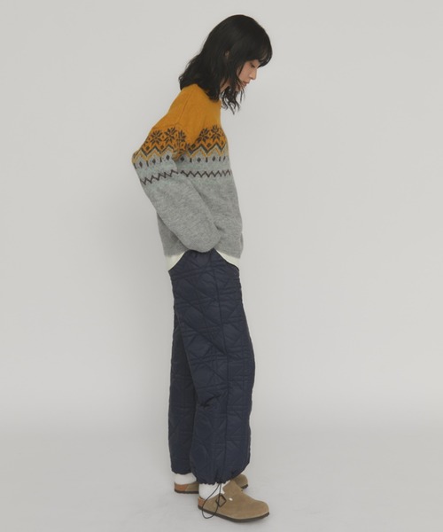 ドロストキルティングパンツ（その他パンツ）｜MERLOT（メルロー）