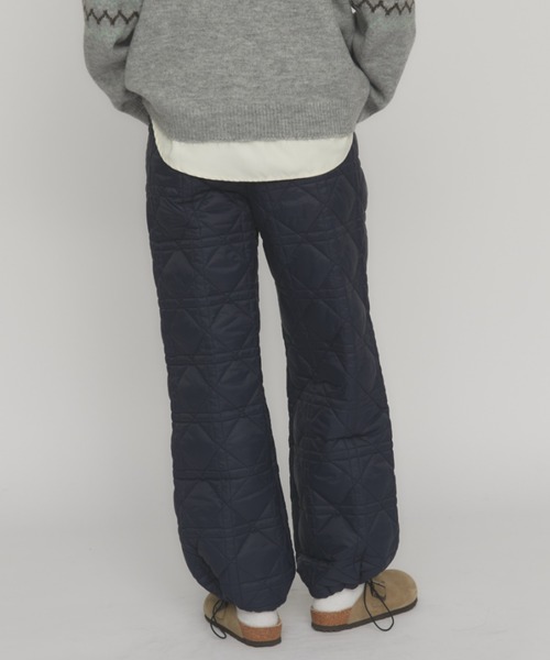 ドロストキルティングパンツ（その他パンツ）｜MERLOT（メルロー）