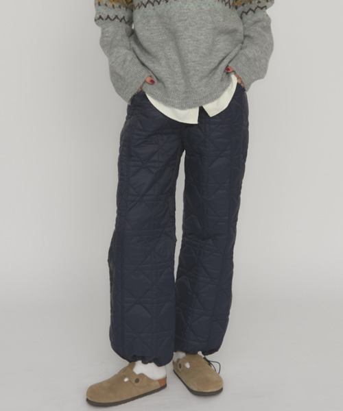 ドロストキルティングパンツ（その他パンツ）｜MERLOT（メルロー）