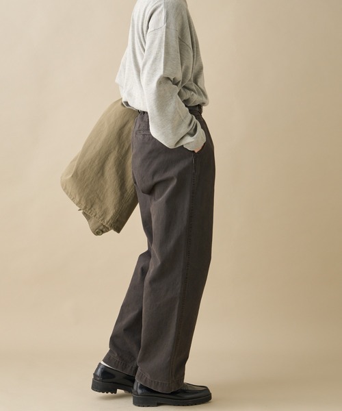 CIAOPANIC TYPY(チャオパニックティピー)の「Re LABEL ガーメントダイチノパンツ(チノパンツ・メンズ・ブラウン/ネイビー/ベージュ・LARGE/MEDIUM/SMALL)」の5枚目の写真