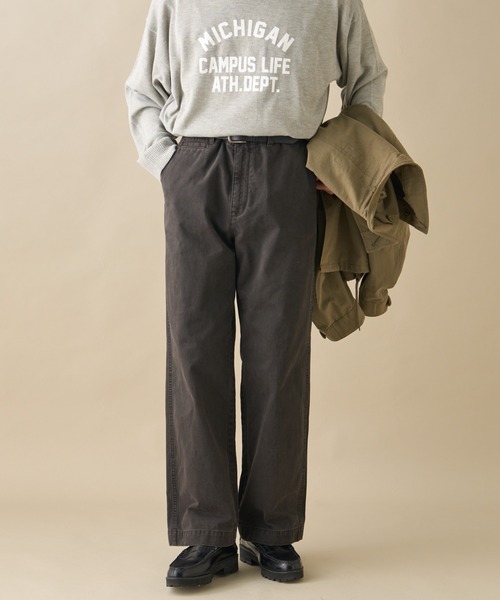 CIAOPANIC TYPY(チャオパニックティピー)の「Re LABEL ガーメントダイチノパンツ(チノパンツ・メンズ・ブラウン/ネイビー/ベージュ・LARGE/MEDIUM/SMALL)」の11枚目の写真