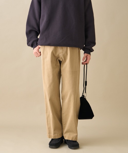 CIAOPANIC TYPY(チャオパニックティピー)の「Re LABEL ガーメントダイチノパンツ(チノパンツ・メンズ・ブラウン/ネイビー/ベージュ・LARGE/MEDIUM/SMALL)」の9枚目の写真