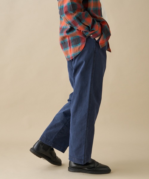 CIAOPANIC TYPY(チャオパニックティピー)の「Re LABEL ガーメントダイチノパンツ(チノパンツ・メンズ・ブラウン/ネイビー/ベージュ・LARGE/MEDIUM/SMALL)」の7枚目の写真