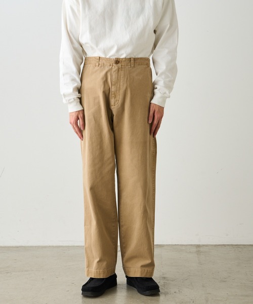 CIAOPANIC TYPY(チャオパニックティピー)の「Re LABEL ガーメントダイチノパンツ(チノパンツ・メンズ・ブラウン/ネイビー/ベージュ・LARGE/MEDIUM/SMALL)」の14枚目の写真