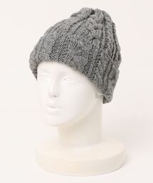 【HIGHLAND 2000】 ケーブル柄 ニットキャップ