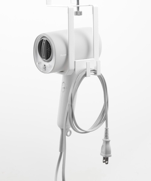 tower（タワー）の「tower（タワー）棚下ドライヤーハンガー（バス/トイレグッズ・レディース・ホワイト/ブラック・ONE SIZE）」の5枚目の写真