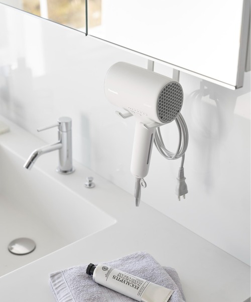 tower（タワー）の「tower（タワー）棚下ドライヤーハンガー（バス/トイレグッズ・レディース・ホワイト/ブラック・ONE SIZE）」の10枚目の写真