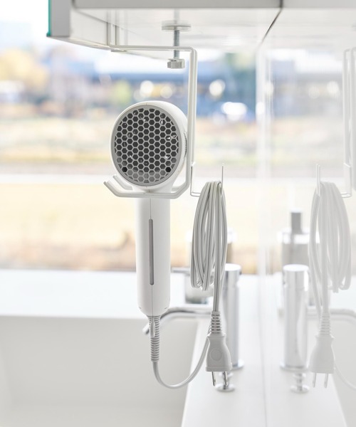 tower（タワー）の「tower（タワー）棚下ドライヤーハンガー（バス/トイレグッズ・レディース・ホワイト/ブラック・ONE SIZE）」の11枚目の写真