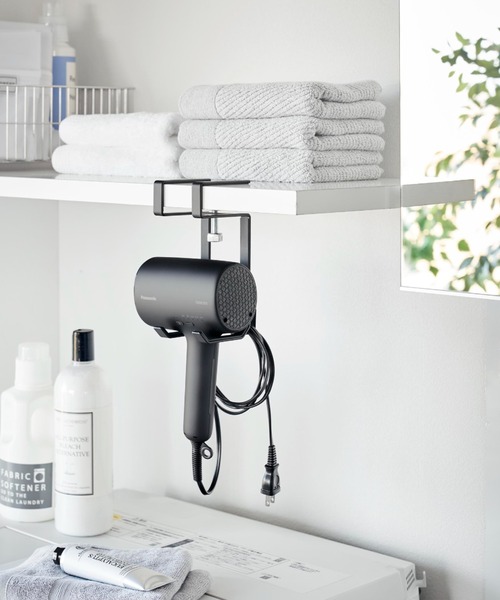 tower（タワー）の「tower（タワー）棚下ドライヤーハンガー（バス/トイレグッズ・レディース・ホワイト/ブラック・ONE SIZE）」の19枚目の写真