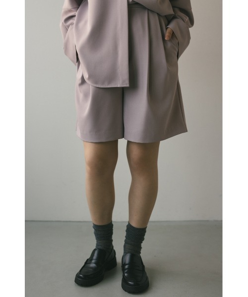 STYLEMIXER(スタイルミキサー)の「ツータックハーフパンツ(その他パンツ・レディース・ライトパープル/ライトブラウン/アイボリー・MEDIUM/SMALL)」の22枚目の写真