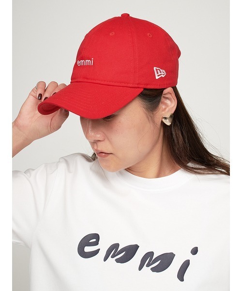 NEW ERA(ニューエラ)の「【10th】【emmi|NEW ERA】9TWENTY emmiロゴキャンバスキャップ(キャップ・レディース・インディゴブルー/イエロー/レッド/ブラック/アイボリー・FREE)」の5枚目の写真