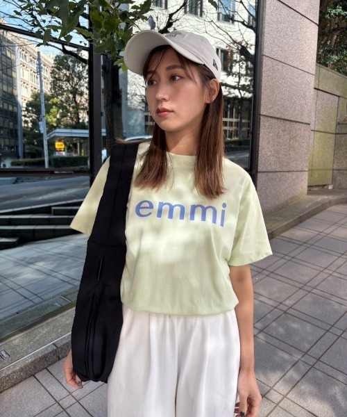 NEW ERA(ニューエラ)の「【10th】【emmi|NEW ERA】9TWENTY emmiロゴキャンバスキャップ(キャップ・レディース・インディゴブルー/イエロー/レッド/ブラック/アイボリー・FREE)」の9枚目の写真