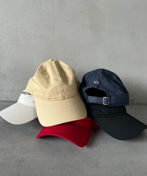 10th】【emmi|NEW ERA】9TWENTY emmiロゴキャンバスキャップ