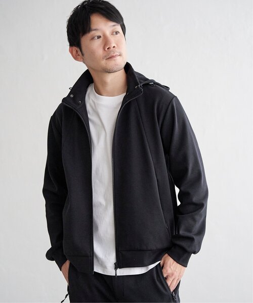 ikka（イッカ）の「【セットアップ対応】テックストレッチ2WAYジップパーカ（パーカー・メンズ・ブラック/スモークグレー・M/L/XL/S）」の22枚目の写真