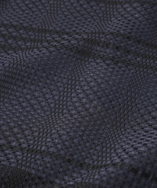 CULLNI（クルニ）の「Sheer Tile Check Drawstring Open Coller Short Sleeve Jaket（その他アウター・メンズ・ネイビー/ブラック/オフホワイト・1/2/0）」の19枚目の写真