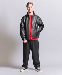 BEAUTY&YOUTH UNITED ARROWS レザー MIL ブルゾン BEAUTY&YOUTH UNITED ARROWS（ビューティーアンドユース