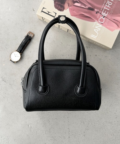 CLEA（クレア）の「【５色展開】2wayスクエアボストンバッグ（ボストンバッグ・レディース・ライトブルー/ブラック/アイボリー/ピンク/イエロー・FREE）」の22枚目の写真