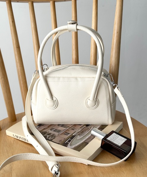 CLEA（クレア）の「【５色展開】2wayスクエアボストンバッグ（ボストンバッグ・レディース・ライトブルー/ブラック/アイボリー/ピンク/イエロー・FREE）」の21枚目の写真