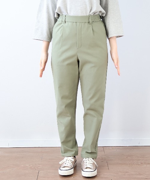 MB mint breeze(エムビーミントブリーズ)の「【L~6L 大きいサイズ】テーパードストレッチパンツ(その他パンツ・レディース・ネイビー/カーキ・LL/3L/4L/5L/L/6L)」の10枚目の写真